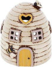 Shudehill Giftware Village Pottery Cream Mini Beehive Tealight Holder