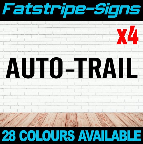 Auto trail name text stickers - auto,