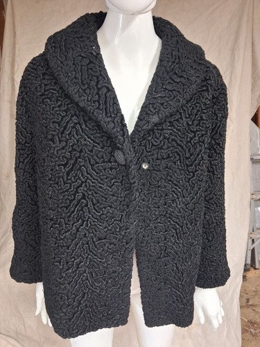 Faux astrakhan curly fur