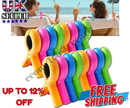Beach towel pegs clips - pegs, pack