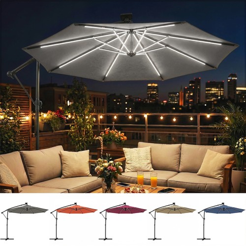 Garden cantilever parasol - 3,