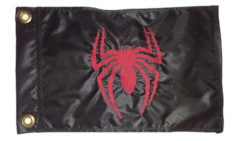 Custom spider safety flag atv - custom,