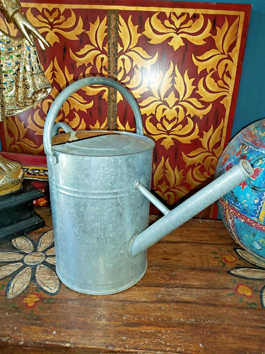 Vintage galvanised metal - galvanised,