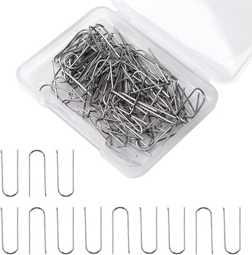 Shaped nichrome wire hooks - u,