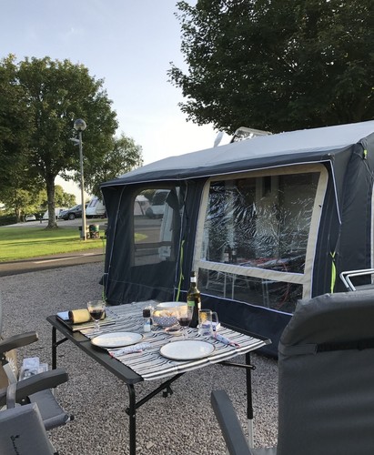 Kampa 380 caravan - kampa, awning