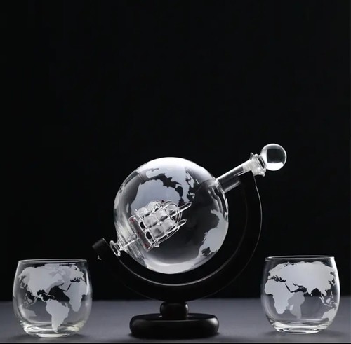 Whiskey decanter globe - decanter,