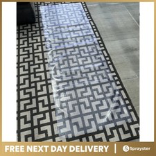 PVC Vinyl Carpet Protector Mat Runner Rug Clear Home Office Hallway Cut To Size
