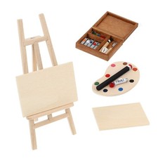  4 Pcs Easels for Display Portable Watercolor Painting Kits Mini Stand