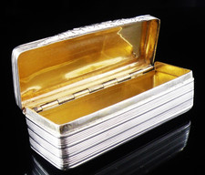 Silver Snuff Box, Antique