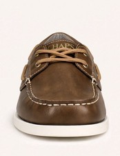 Chaps Men's Brown Leather Boat