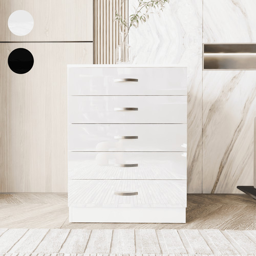 High gloss chest drawers - gloss, of