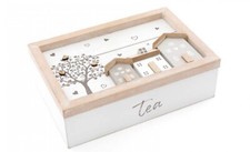 Wooden House Design Tea Bag