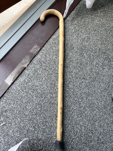 Vintage wooden walking stick - wooden,