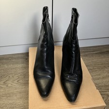Mango Black Real Leather