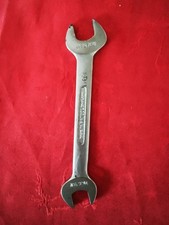 Britool 7/16 - 3/8 Whitworth Open End Spanner 2J7182. Made In England.