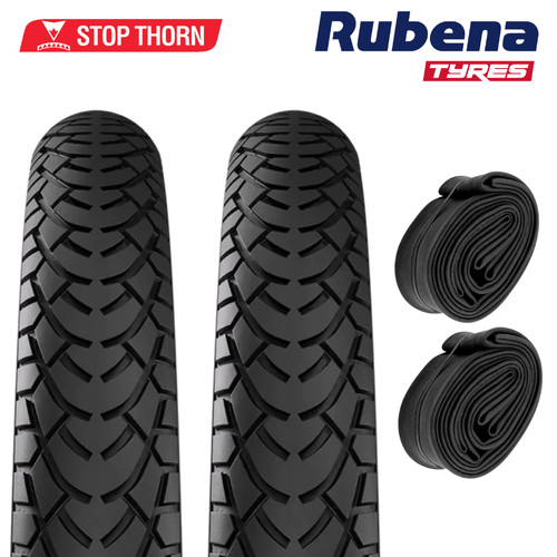Pair bike tyres - pair, 2.1"