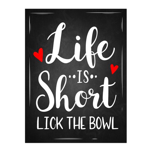 Kitchen quote metal tin sign - kitchen,