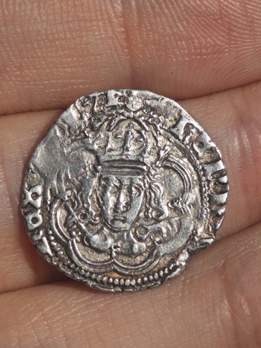 Henry vii hammered - henry, silver