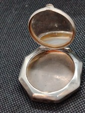 Antique Silver Powder Compact