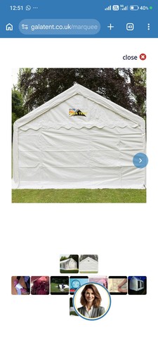 Gala tent metre pvc - metre,