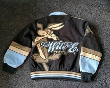 Vintage Warner Bros Looney Tunes Wile E Coyote Jacket 2006 RARE HARD TO FIND