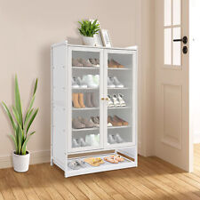 Shoe Cabinet Free Standing Shoe Cabinet Shoe Cabinet with Magnetic Doors