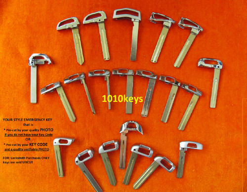 Remote key fob blade cutting - key,