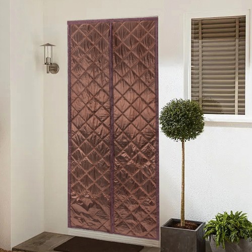 Insulated door curtain - insulated,
