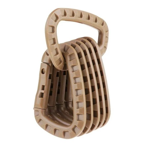Tactical plastic carabiner - plastic,