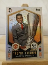 Marcus Rashford Trophy Triumph Match Attax 2024-25 #436 Manchester United 