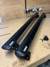 Thule Wing bar Evo 127cm & 7106 Foot Pack For BMW X3 GO1 Flush Rail Kit