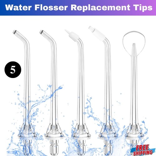 Flosser replacement tips - 5x,