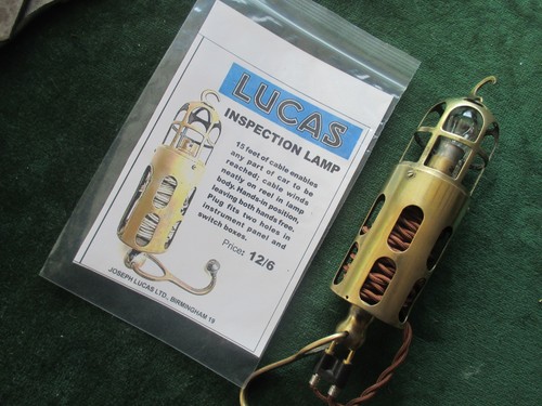 Lucas birdcage brass 12volt - lucas,