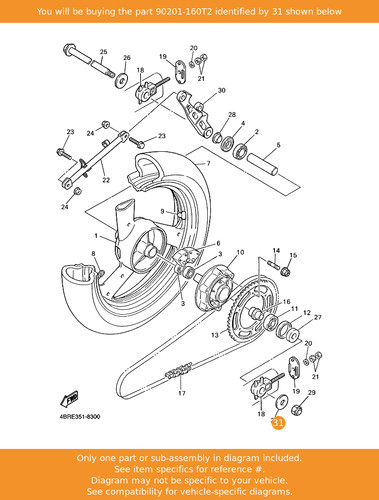 Yamaha washer plate - yamaha,