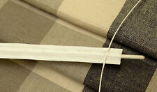 Roman Blind Rod Tape-Tubular pocket-Ivory
