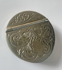 Vintage Pewter Snuff / Pill