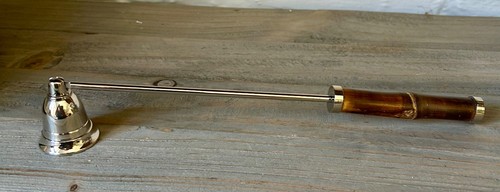 Nickel candle snuffer with