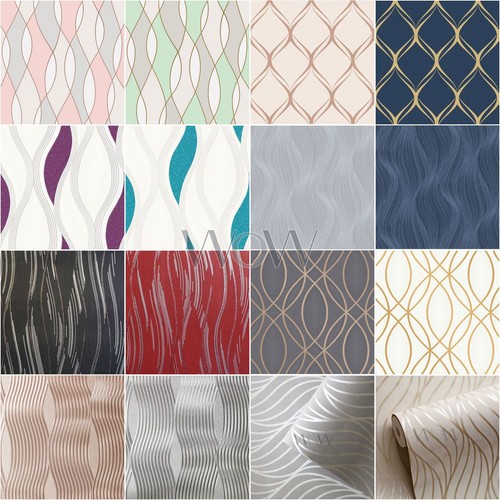 Geometric wave wallpaper - geometric,