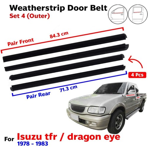 Weatherstrip door belt set - door,