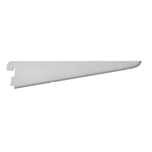 White twin slot shelving - white,