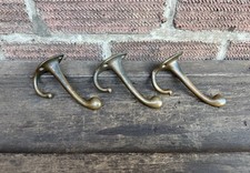 Set 3 Vintage Solid Brass