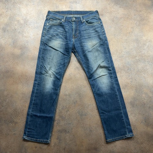 Levi 504 jeans - blue, mens