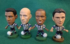 Newcastle United 1999/00 Corinthian Prostars. 4 Figurines. 