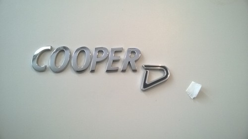 Genuine mini cooper badge - mini,