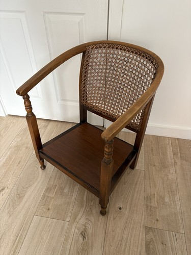 Vintage wooden cane rattan - wooden,
