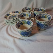 Masons Ironstone 5 Cups And 6 Saucers ‘Regency’