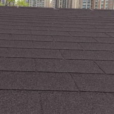 18pcs  2.61sqm Roofing Felt Shingles Shed Roof Bitumen Tiles Self Adhesive UK 