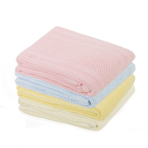 Pram cellular blanket 100 - blanket, 100%