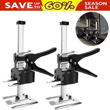 2x Labor Saving Arm Brick Lifter Hand Lifting Home Tool Door Cabinet Jack Clamp