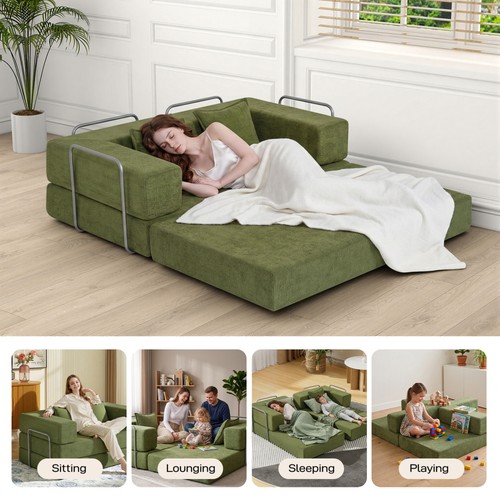 200cm sectional sofa bed - 200cm,
